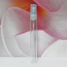 Tube Glass 8 ml Clear with PE Sprayer: LIGHT BLUE